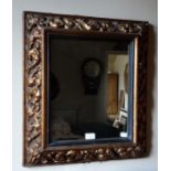 *Item to be collected from Friargate, Derby* A 19th century gilt gesso rectangular wall mirror,