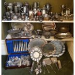 *Item to be collected from Friargate, Derby* A quantity of plated wear including EPNS, Elkington &