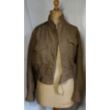 *Item to be collected from Friargate, Derby* A British Army battledress blouse, 1940/1949?? pattern,