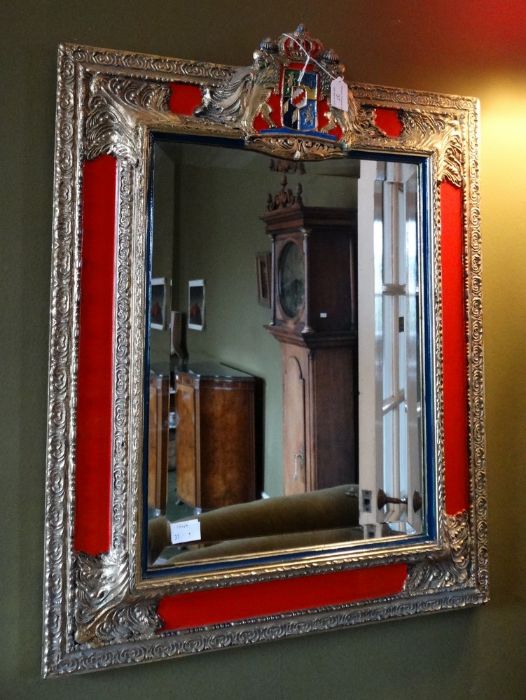 *Item to be collected from Friargate, Derby* An early 20th Century rectangular wall mirror, the