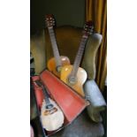 *Item to be collected from Friargate, Derby* A Raimundo acoustic guitar; a Dulcet acoustic guitar;