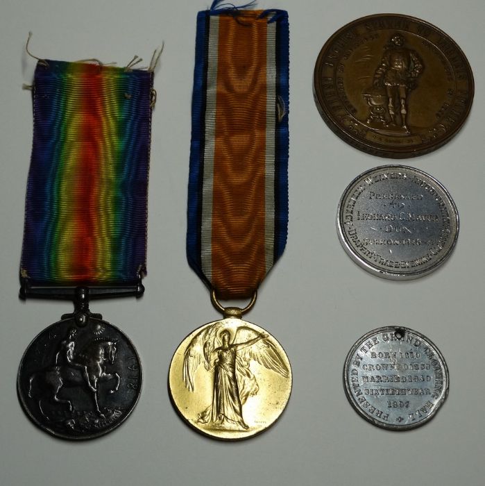 *Item to be collected from Friargate, Derby* World War I interest - a 1914-1918 medal, awarded to - Image 2 of 7