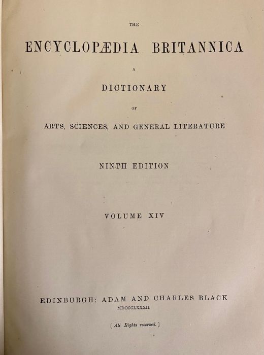 Encyclopaedia Britannica. Mixed volumes in varying condition, predominantly sixth edition [1823] and - Image 7 of 9