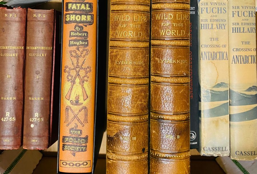 Travel & Natural History. A miscellaneous collection of books, condition varied, sold with all