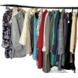 A quantity of quality women's clothing, mostly C1980s, brands to include Eastex, windsmoor etc.