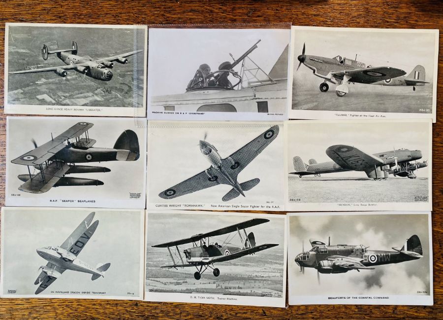 Postcards. A collection of loose postcards, early- to mid-20th century, to include transport & - Image 5 of 8