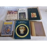A collection of 10 books of interest to include 3 reference book on Derby porcelain.