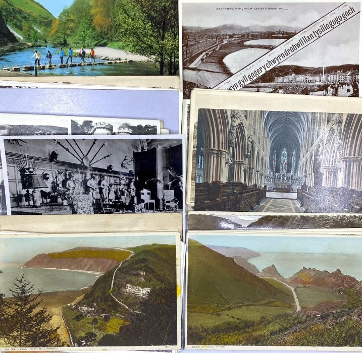 Postcards. A collection of loose postcards, early- to mid-20th century, to include transport & - Image 3 of 8