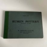 A Ruskin Pottery printed catalogue dated January 1913 with enclosed price lists Signed in ink by W.