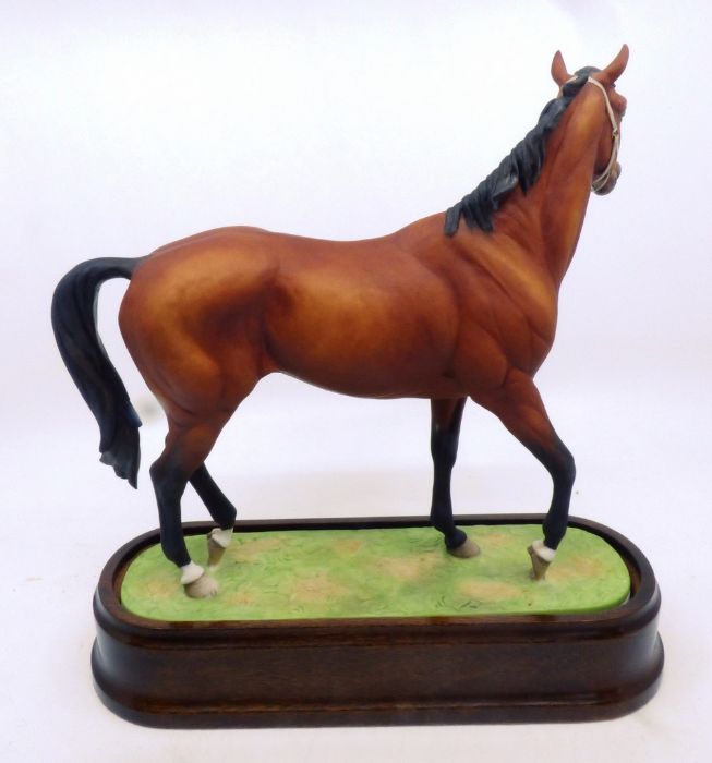 A Royal Worcester Grand National Winner Nijinski C1971, limited edition of 500, certificate says - Image 3 of 4