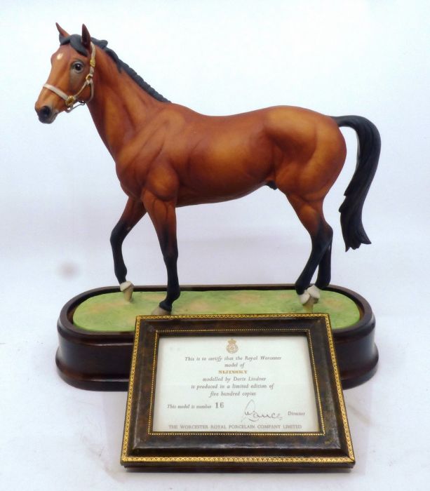 A Royal Worcester Grand National Winner Nijinski C1971, limited edition of 500, certificate says