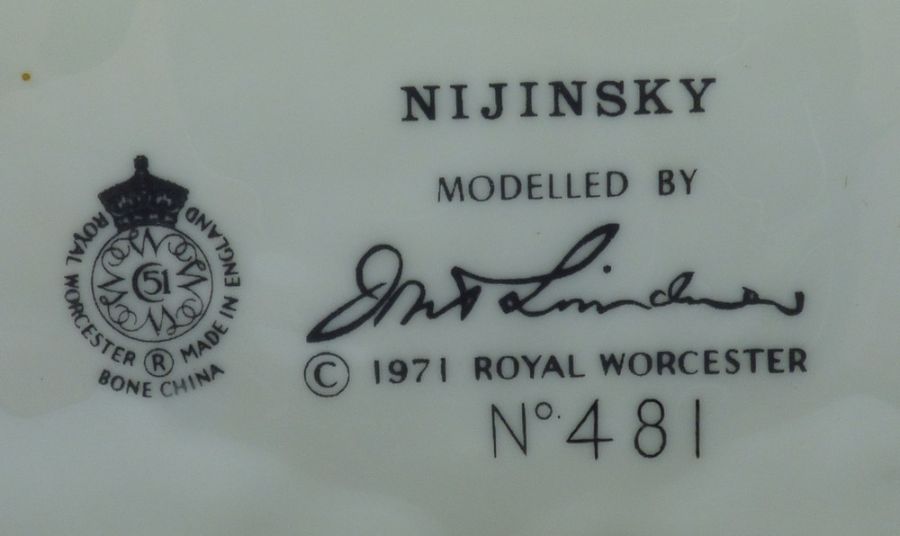 A Royal Worcester Grand National Winner Nijinski C1971, limited edition of 500, certificate says - Image 4 of 4