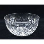 A large collection of glassware to include 10 crystal bowls (the one a/f), 3 glass candlesticks