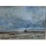 Two  19th cent maritime interest watercolours, both signed and framed