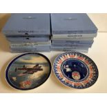 A quantity of commemorative plates to include Wedgewood, Limoges and similar, boxed (qty)