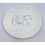 A Picasso plate, diameter: 24cm