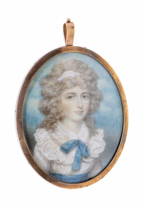Richard Cosway RA (1742-1821) Portrait miniature of Elizabeth Farren (c.1759-1829) Countess of