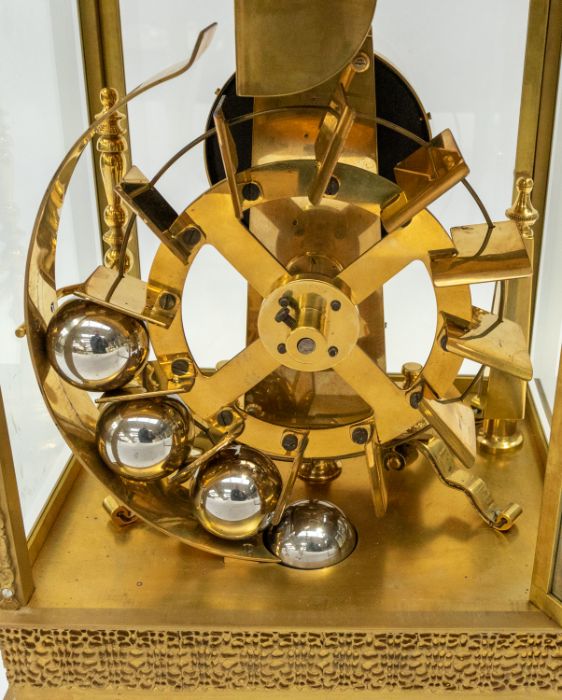 A large Ferris Wheel Rolling ball clock and weather station, this impressive four glass clock is - Image 4 of 4