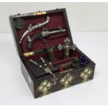 An unusual composite Vampire Slaying Kit, likely a marriage of several 19th century parts, housed in