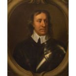 After Samuel Cooper (1609-1672) Portrait of Oliver Cromwell in a feigned oval oil on canvas, 71 x