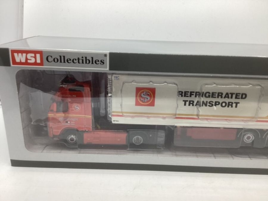 WSI Model fine truck: Monfreight LTD refrigerated transport truck 1:50 scale boxed and unused (1) - Image 2 of 2