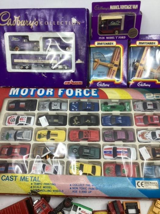 Vintage diecast boxed cars set and Cadbury’s vehicles and crunchue aircraft and a selection of - Image 2 of 5