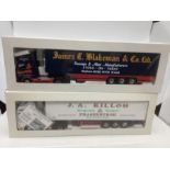Elinor French trucks sets to include a 113083 Killoh XL and a 112502 Volvo Blake an sausages stoke