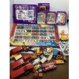 Vintage diecast boxed cars set and Cadbury’s vehicles and crunchue aircraft and a selection of