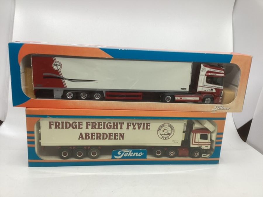 Tekno Fine Model trucks: scale 1:50 ; McGowan 06/2004 no 16 Irish collection and Fridge freight