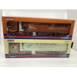 Corgi trucks- boxed and unused toys large scale cc12926 mulgrew and cc12920 Campbell haulage