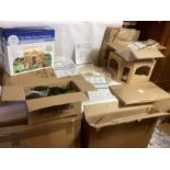 Dolls house emporium kits and accessories ; to include Magical mystery tower kit, market cross