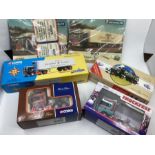 Corgi Fine model trucks set- classic Gibbs of Fraserburgh,scammer highwayman tanker,pollock truck