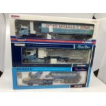 Corgi trucks to include boxed unused sets : cc13111 D Mcculla Volvo,cc12805 Tinnelly tipper,