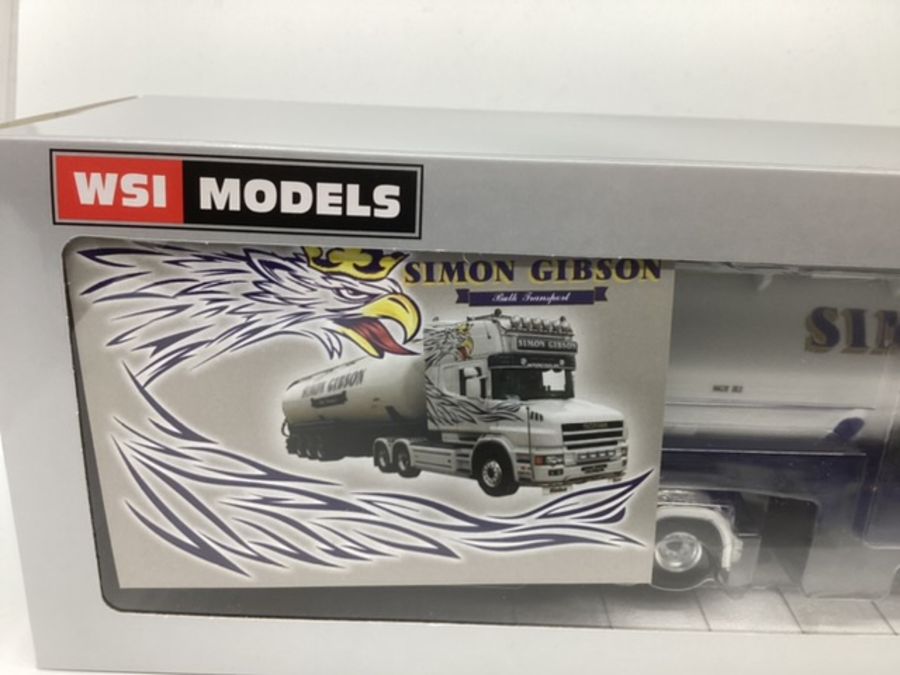 WSI Fine Model trucks Simon Gibson model 1:50 scale boxed and unopened toy truck. (1) - Image 2 of 2