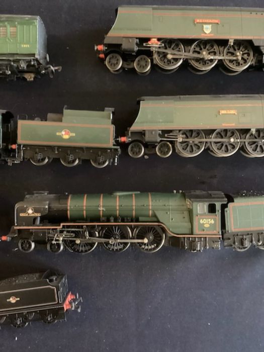 Large excellent  Hornby and German Toy train Loco tender trucks and various carriages from a Model - Image 8 of 10