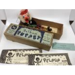 Pelham Puppet  doll 1950s Mr Macboozle , with all paperwork, puppet with bottle of beer and open