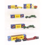 Matchbox: A collection of five boxed Matchbox Series Major Packs, to comprise: Caterpillar Excavator