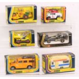 Corgi: A collection of six boxed Corgi vehicles to comprise references: 459, 421, 490, 154, 422