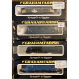 Graham Farish: A collection of four boxed Graham Farish, N gauge locomotives, to comprise: