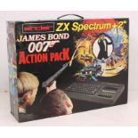 Sinclair: A boxed Sinclair ZX Spectrum +2: James Bond Action Pack. Containing: Light Gun, Power