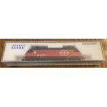 Kato: A boxed Kato N gauge electric locomotive, 13709, Re4/4-460-SBB-CFF/465-BLS. Boxed in excellent