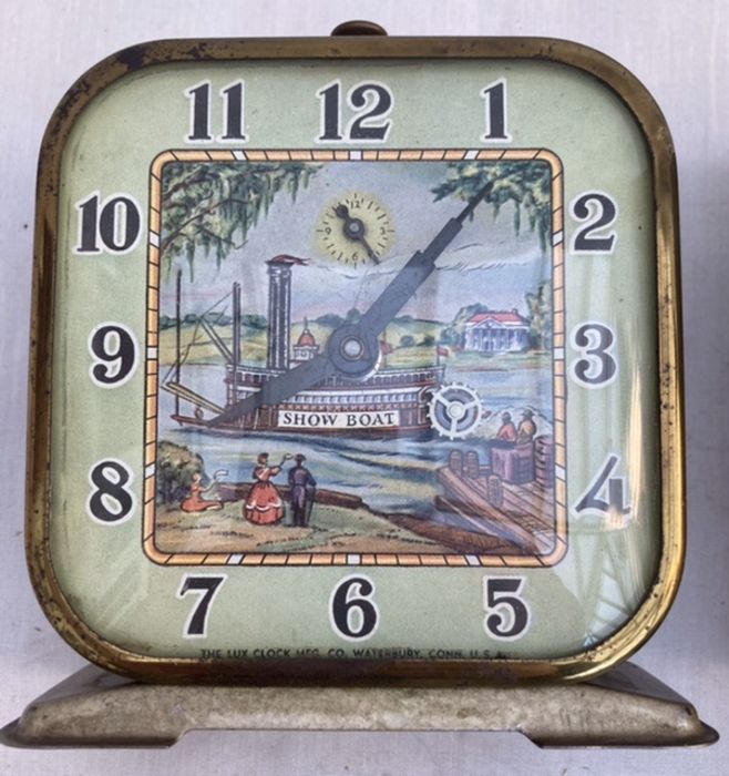 Clocks: A collection of four vintage animated alarm clocks, to comprise: Lux of USA. Includes Show - Image 2 of 6