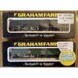 Graham Farish: Two boxed Graham Farish, N gauge locomotives, No. 1814 Duchess Class King George
