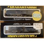 Graham Farish: Two boxed Graham Farish N gauge locomotives, 1507 Merchant Navy Chanel Packet, and BR