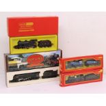 Hornby: A collection of four boxed Hornby, OO Gauge locomotives to comprise: LMS 4-4-0 Class 2P