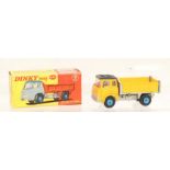 Dinky: A boxed Dinky Toys, Bedford TK Tipper, Reference 435. Rare yellow cab with silver chassis and