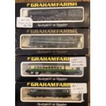 Graham Farish: A collection of four boxed Graham Farish, N gauge locomotives to comprise: BR 9F with