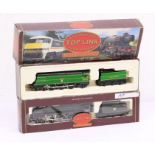 Hornby: A boxed Hornby, OO Gauge, SR 4-6-2 Bideford West Country Class, locomotive and tender,