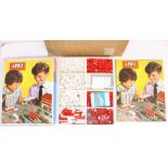 Lego: A boxed Lego 810, Town Plan Gift Set, with eight sections filled with various Lego pieces