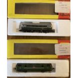 Minitrix: A pair of boxed Minitrix N Gauge locomotives, BR class 27 Co-Co and BR Class 42 Warship